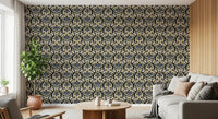 Botanische Heritage-Trellis-Tapete