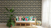 Botanische Heritage-Trellis-Tapete