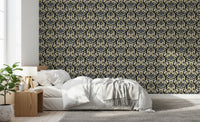 Botanische Heritage-Trellis-Tapete