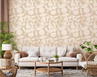 Soft Neutral Interplay Wallpaper⁠