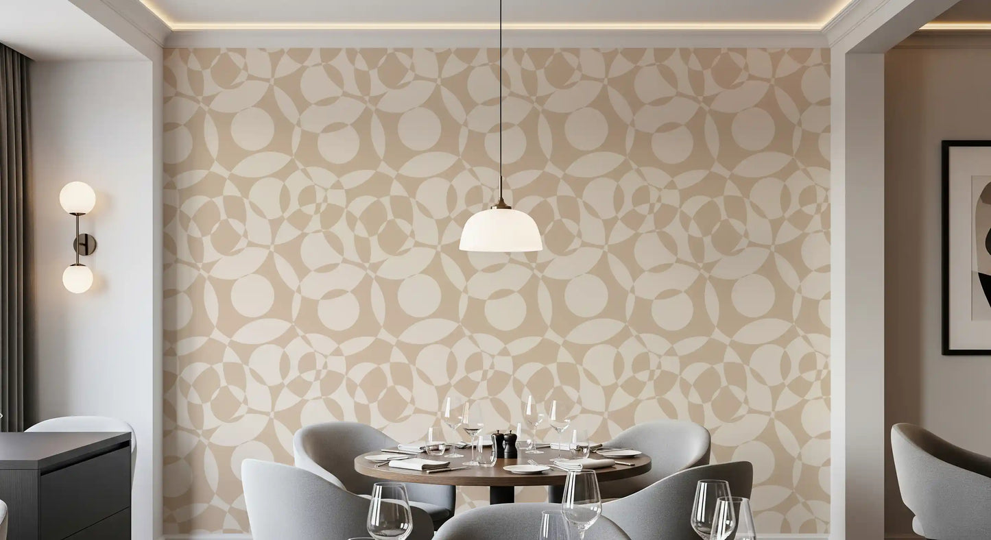 Soft Neutral Interplay Wallpaper⁠
