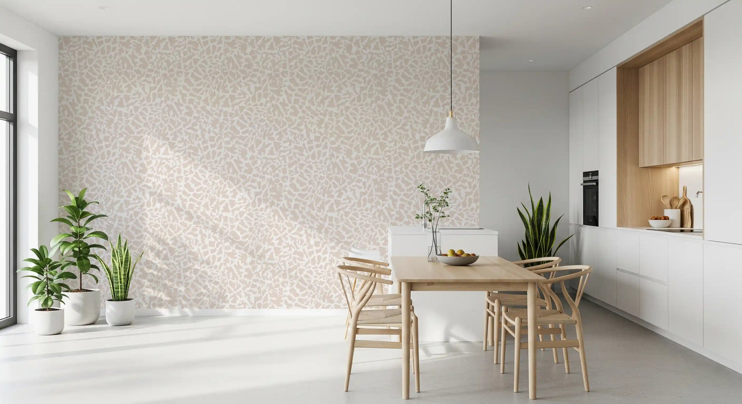 Soft Tonal Zebra Skin Pattern Wallpaper⁠