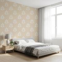 Minimalist Botanical Motif Wallpaper⁠