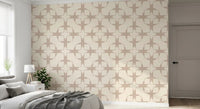 Geometric Intersection Cream Wallpaper⁠