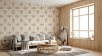 Geometric Intersection Cream Wallpaper⁠