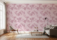 Tapetenmotiv „Botanische Silhouette in Blush“