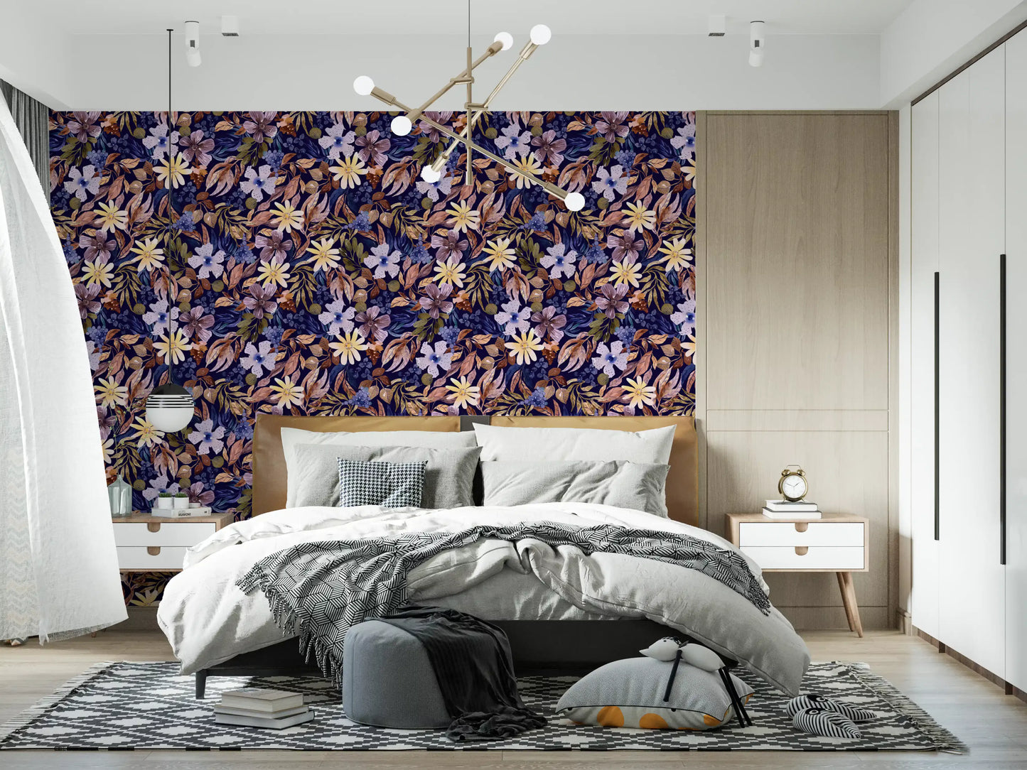 Vintage Garden Impressionism Wallpaper⁠
