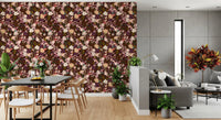 Tapet med botanisk midnatshave