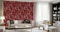Autumn Botanical Floral Garden Wallpaper⁠