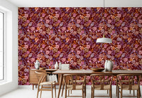 Autumn Botanical Floral Garden Wallpaper⁠