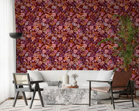 Autumn Botanical Floral Garden Wallpaper⁠