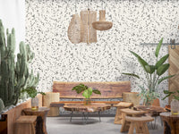 Contemporary Ink Drip Motif Wallpaper⁠