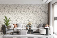 Contemporary Ink Drip Motif Wallpaper⁠