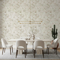 Ethereal Meadow Wildflower Sketch Wallpaper⁠