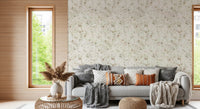 Ethereal Meadow Wildflower Sketch Wallpaper⁠