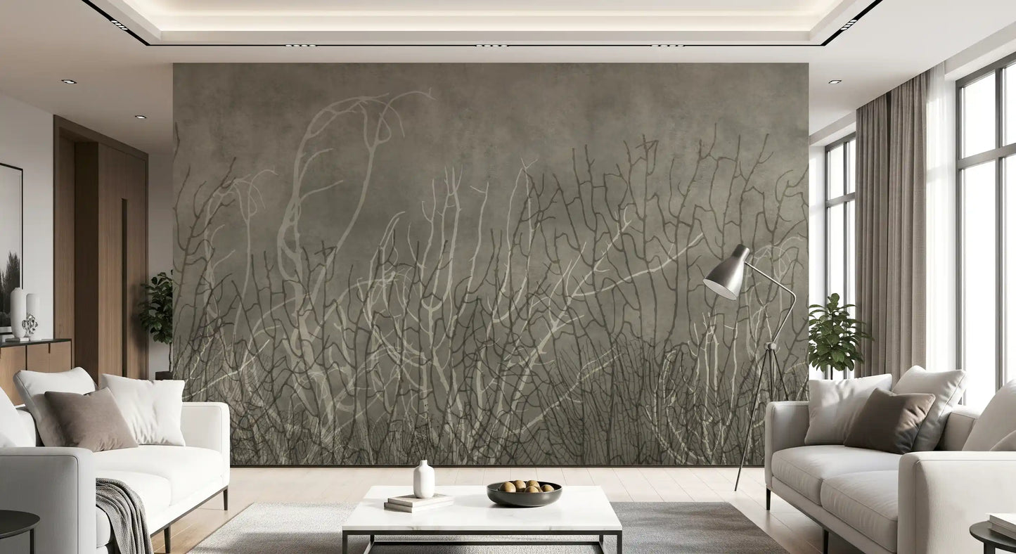 Sea Fans - Greige Wall Mural