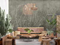 Sea Fans - Greige Wall Mural