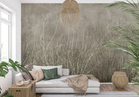 Meerfächer – Wandbild in Biskuit-Beige