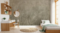 Meerfächer – Wandbild in Biskuit-Beige
