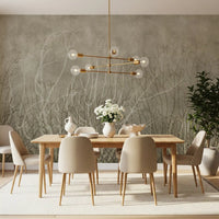 Meerfächer – Wandbild in Biskuit-Beige