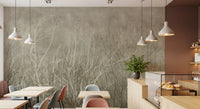 Meerfächer – Wandbild in Biskuit-Beige
