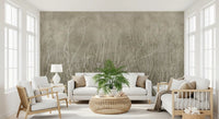 Meerfächer – Wandbild in Biskuit-Beige