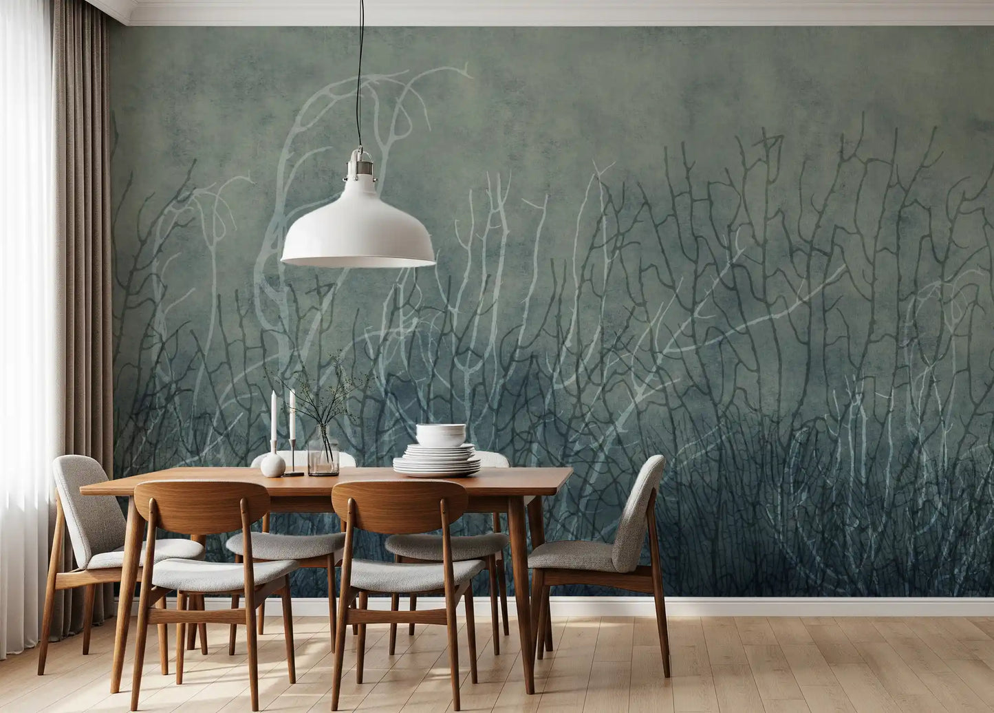 Sea Fans - Deep Lake Wall Mural