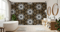 Manhattan-Kaleidoskop-Geometrie-Tapete