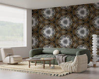 Manhattan-Kaleidoskop-Geometrie-Tapete