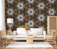 Manhattan-Kaleidoskop-Geometrie-Tapete