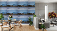 Scandinavisch bergfjordparadijs behang