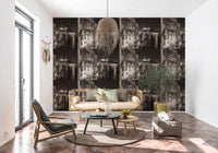 Papier peint représentant une scène nocturne vénitienne du Grand Canal