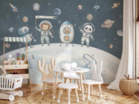 Weltraumfreunde – Wandbild zur Weltraumerkundung