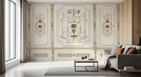 Regal Botanical Urn Motif Wall Mural
