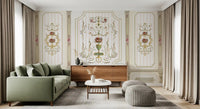 Regal Botanical Urn Motif Wall Mural