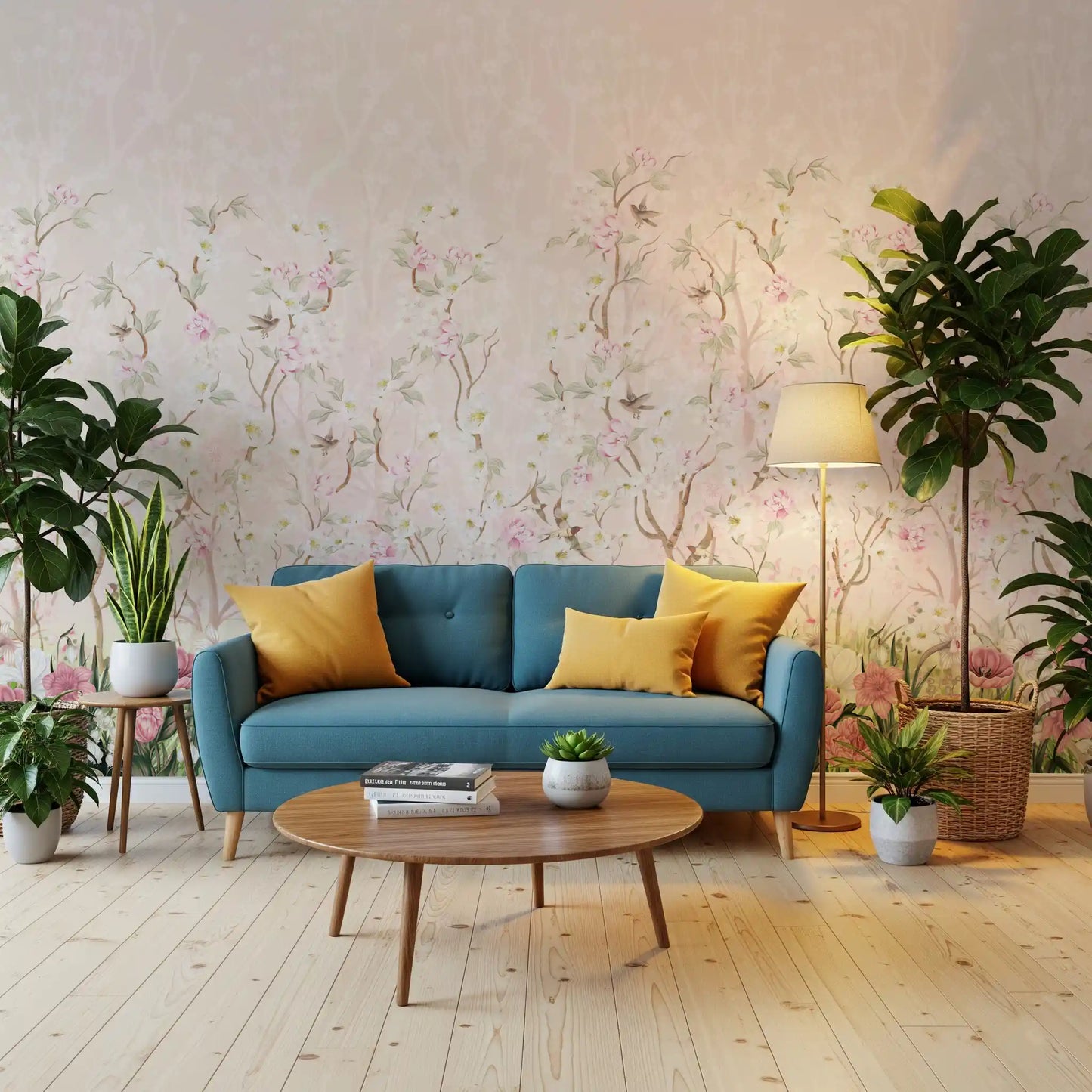 Wandbild „Blühende Gartenwiese“
