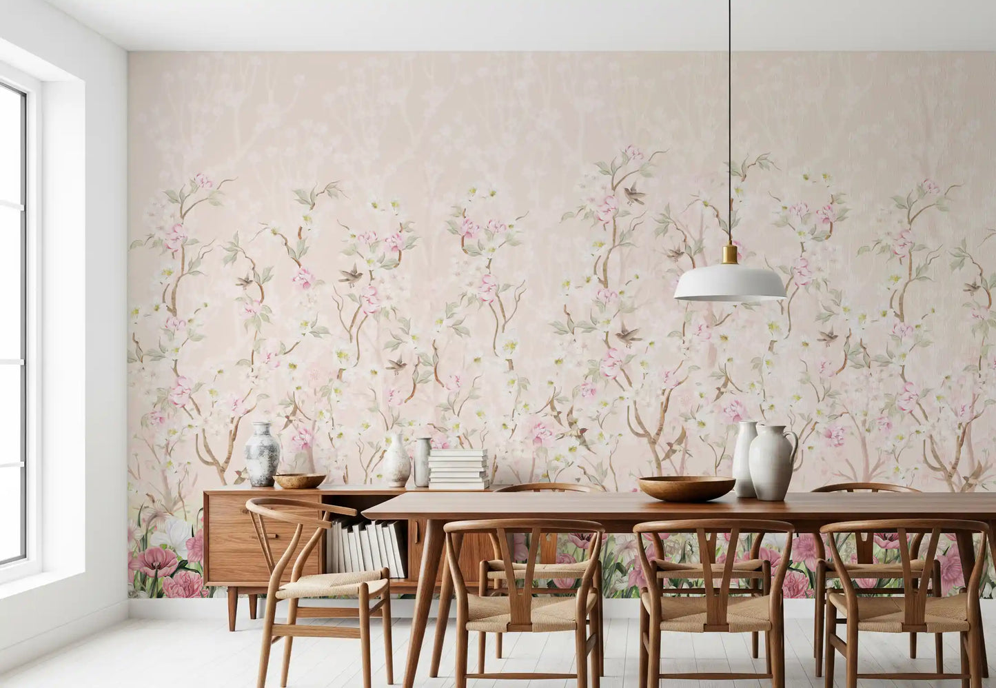 Wandbild „Blühende Gartenwiese“