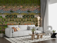 Wandbild mit dem Motiv „Mughal Heritage Garden“