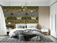 Wandbild mit dem Motiv „Mughal Heritage Garden“