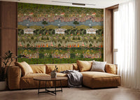 Wandbild mit dem Motiv „Mughal Heritage Garden“