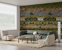 Wandbild mit dem Motiv „Mughal Heritage Garden“