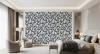 Papier peint galets monochromes organiques