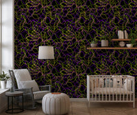Tangled Glow – modern kunstbehang