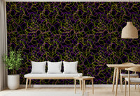 Tangled Glow – modern kunstbehang