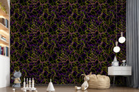 Tangled Glow – modern kunstbehang