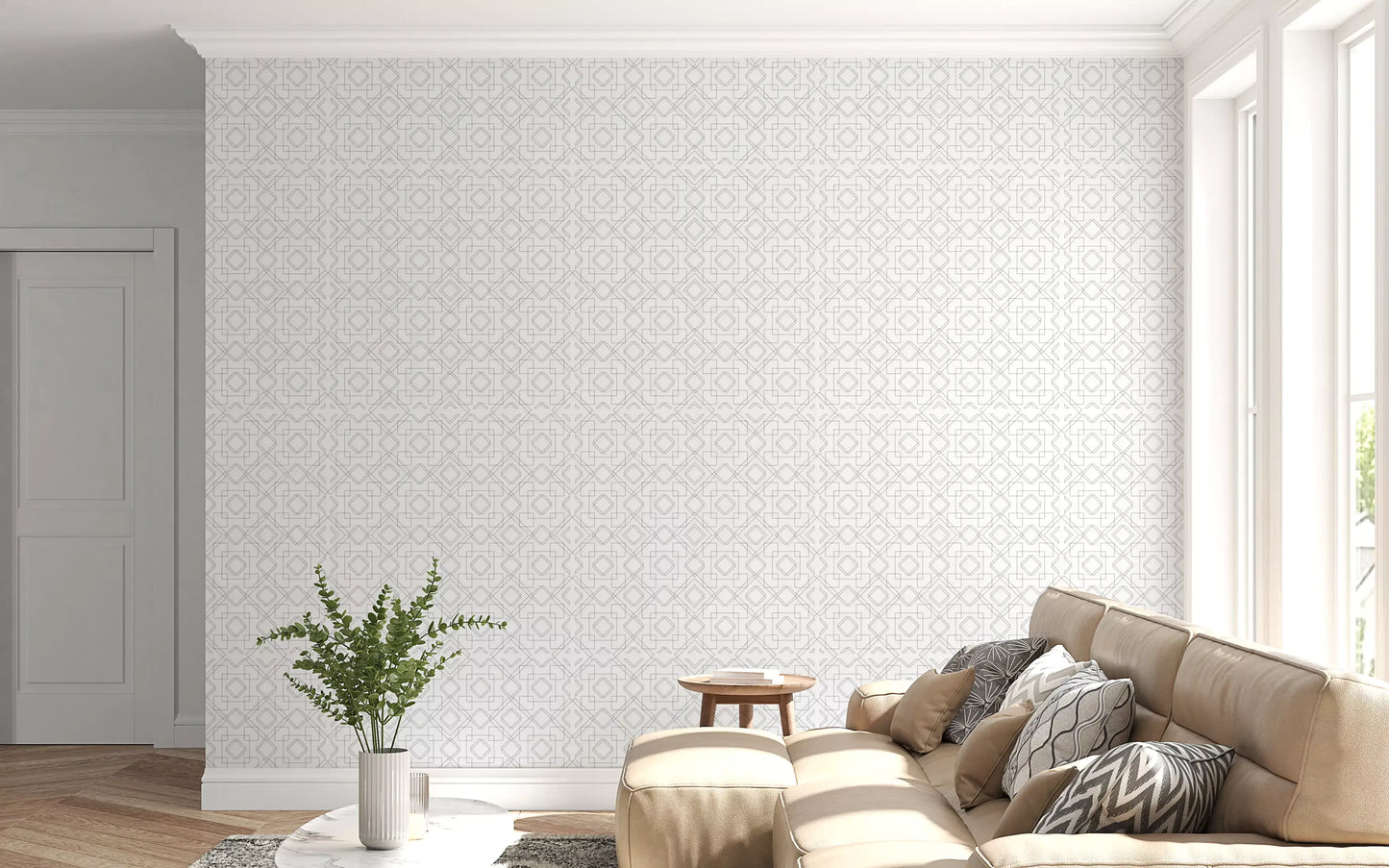 Minimalistinen geometrinen ristikkoviivataustakuva