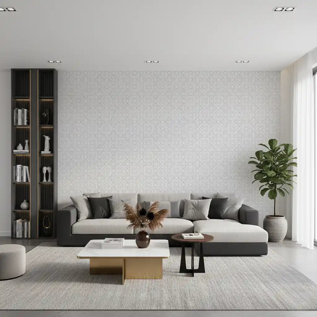 Minimalistinen geometrinen ristikkoviivataustakuva