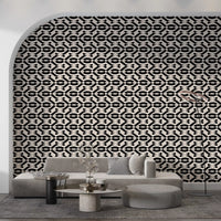 Minimalistisch lineair harmonie-behang