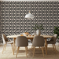 Minimalistisch lineair harmonie-behang
