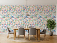 Papier peint à confettis abstraits aux couleurs éclatantes